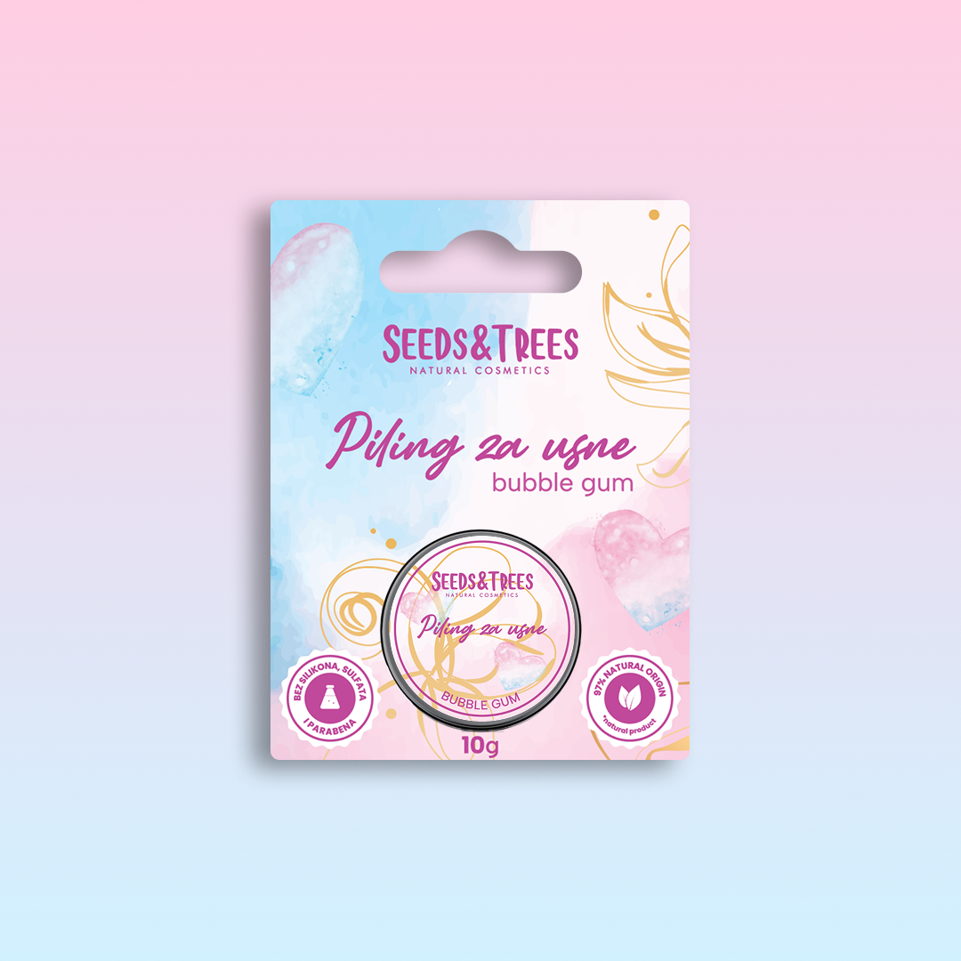 Mini piling za usne bubble gum 10g