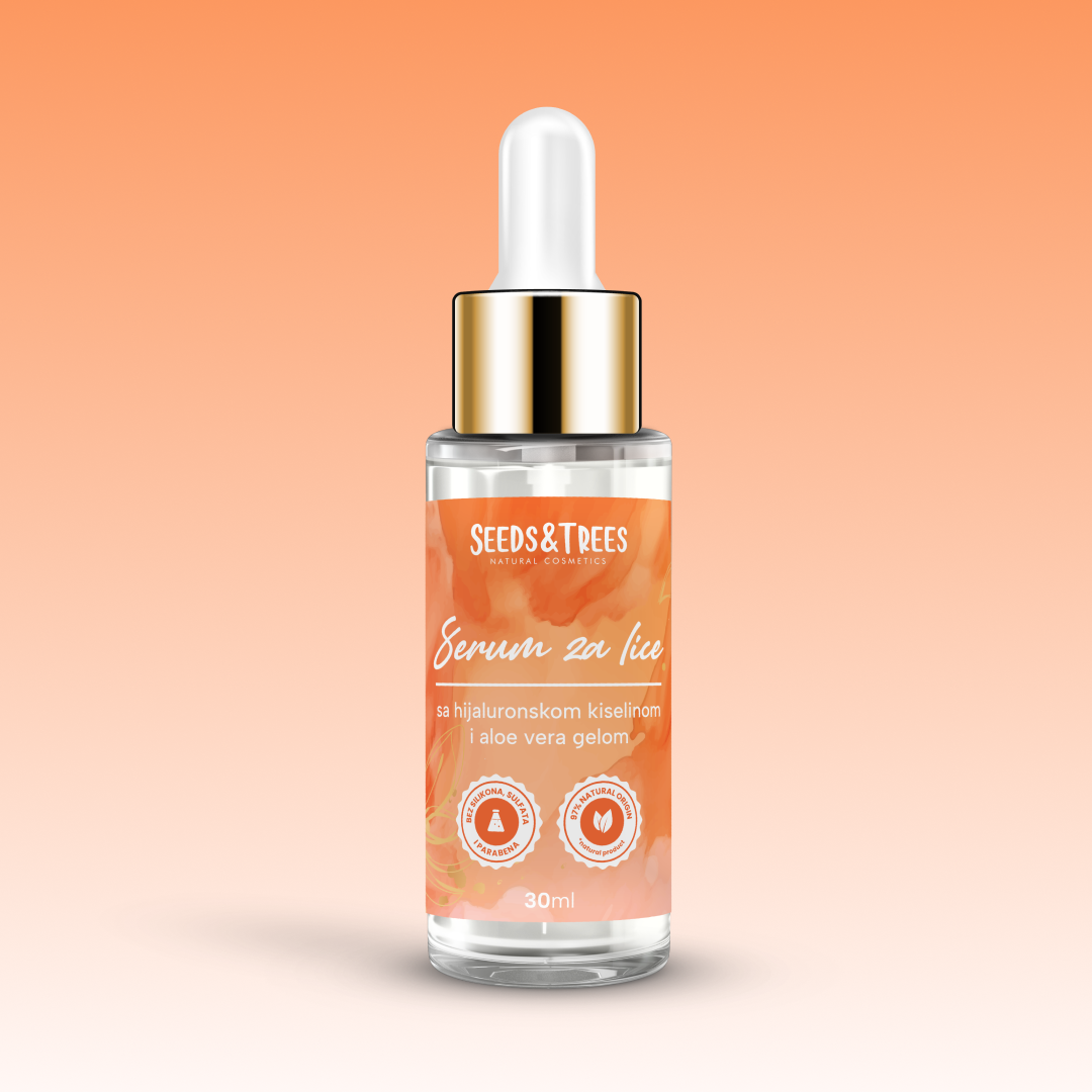 Serum za lice sa hijaluronom i aloe vera gelom 30ml