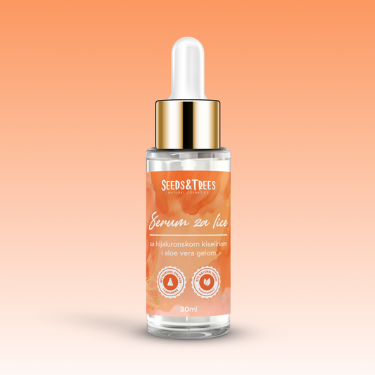 Serum za lice sa hijaluronom i aloe vera gelom 30ml