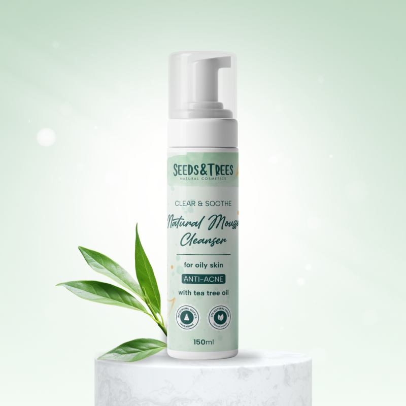 Pjena za čišćenje lica sa čajevcem i pantenolom 150ml