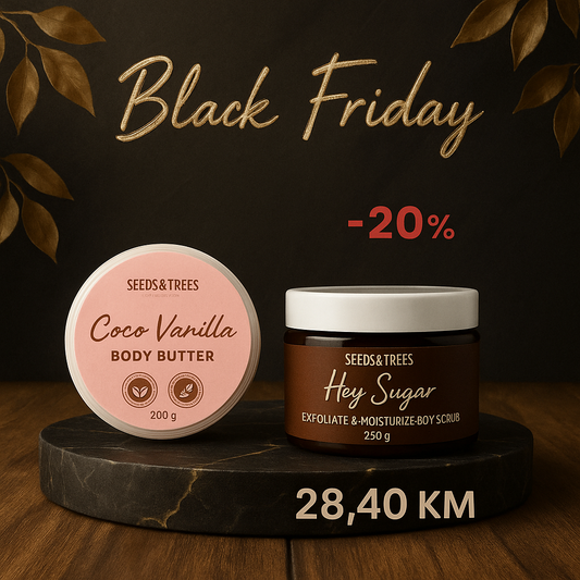 2u1 Set: Puter za tijelo + Anticelulitni piling