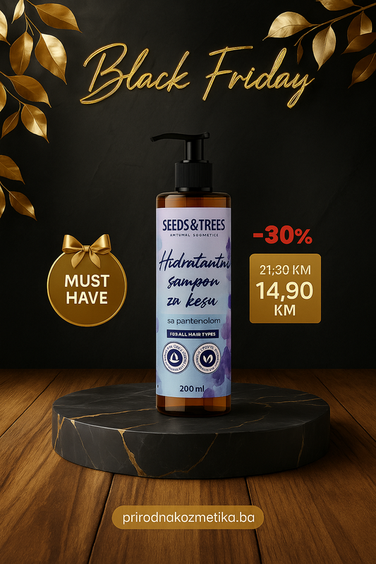 Hidratantni šampon za kosu sa pantenolom 200ml