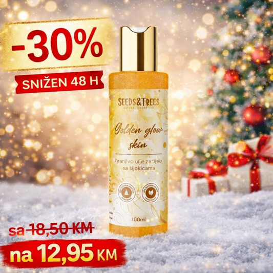 Hranjivo ulje za tijelo sa šljokicama 100ml