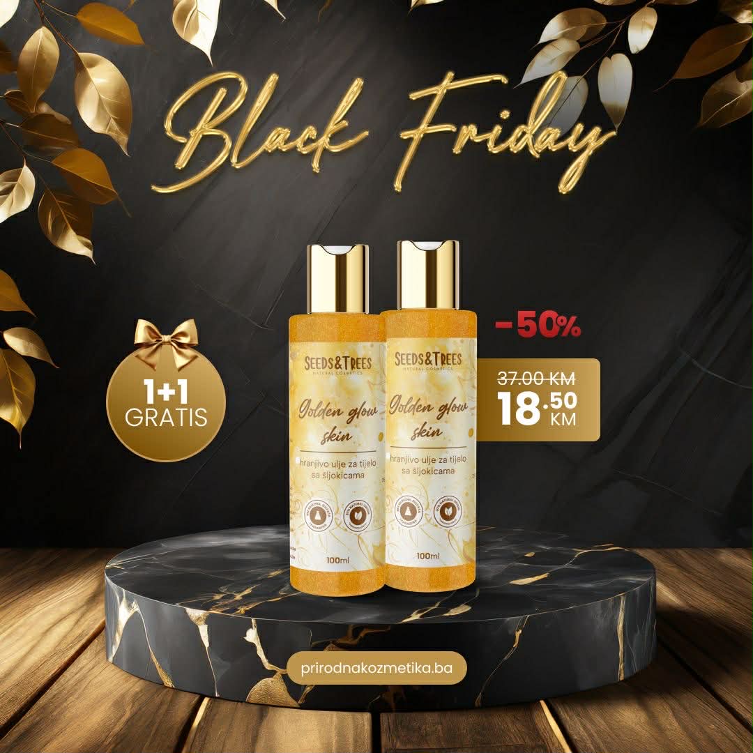 Hranjivo ulje za tijelo sa šljokicama 100ml 1+1 GRATIS