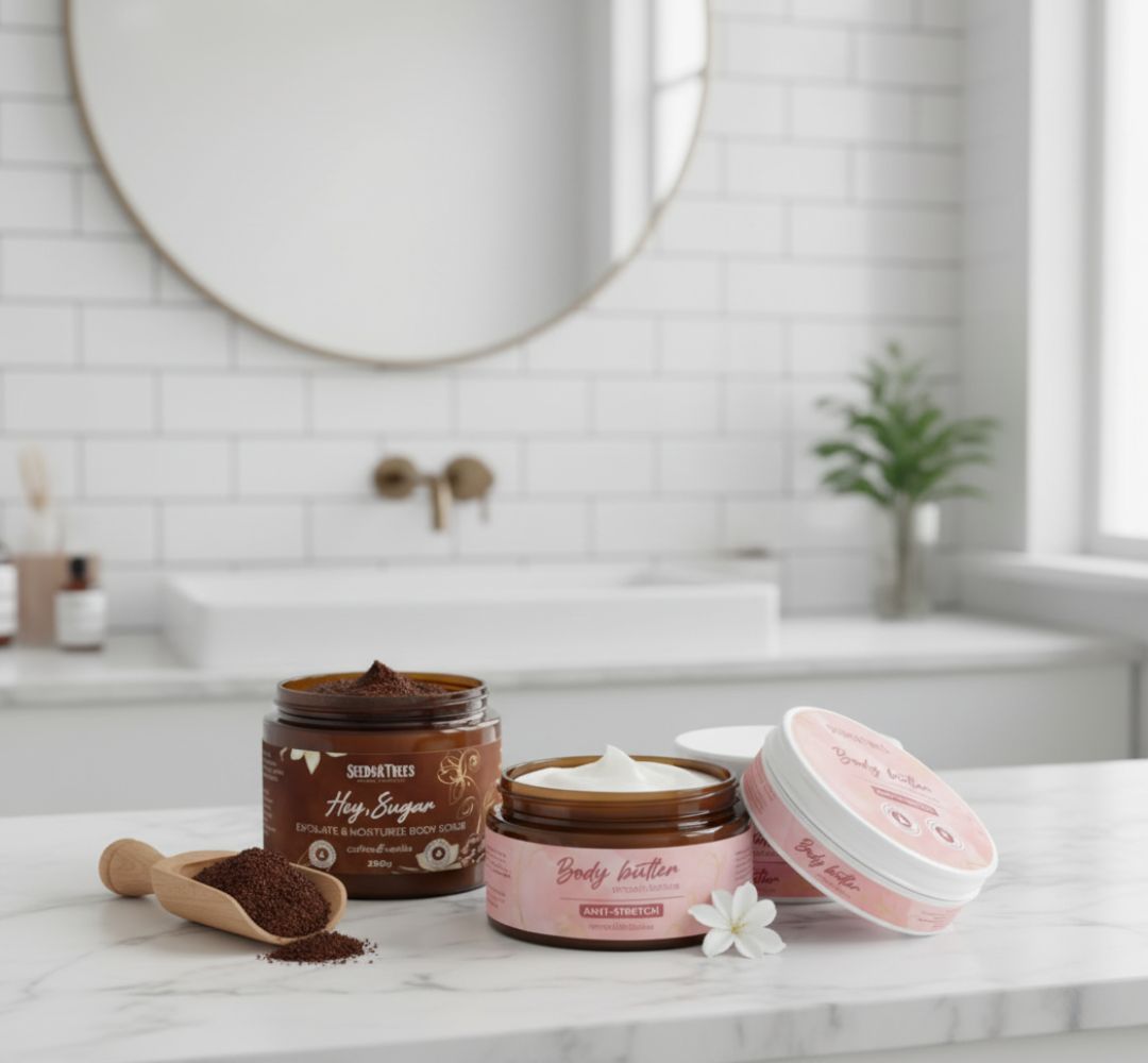 2u1 Set: Puter za tijelo + Anticelulitni piling - Image 2