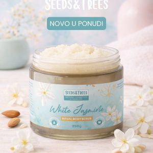 Piling za tijelo sa mirisom cvijeta jasmina